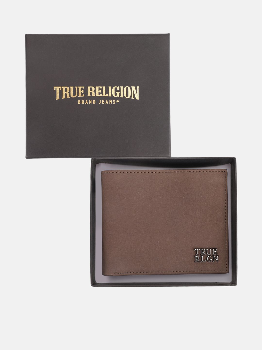 True Religion Men Textured Leather Two Fold Wallet-picture-18