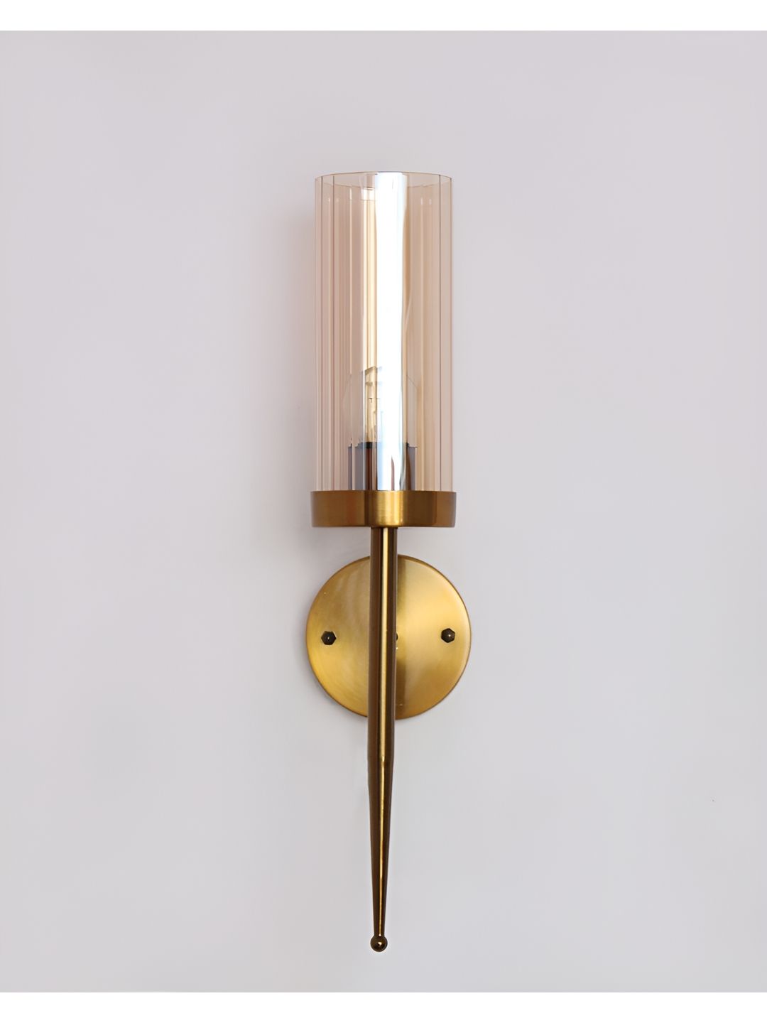 SHREE KALA HOME DECOR Brown Metal Traditional Wall Lamp-image-20