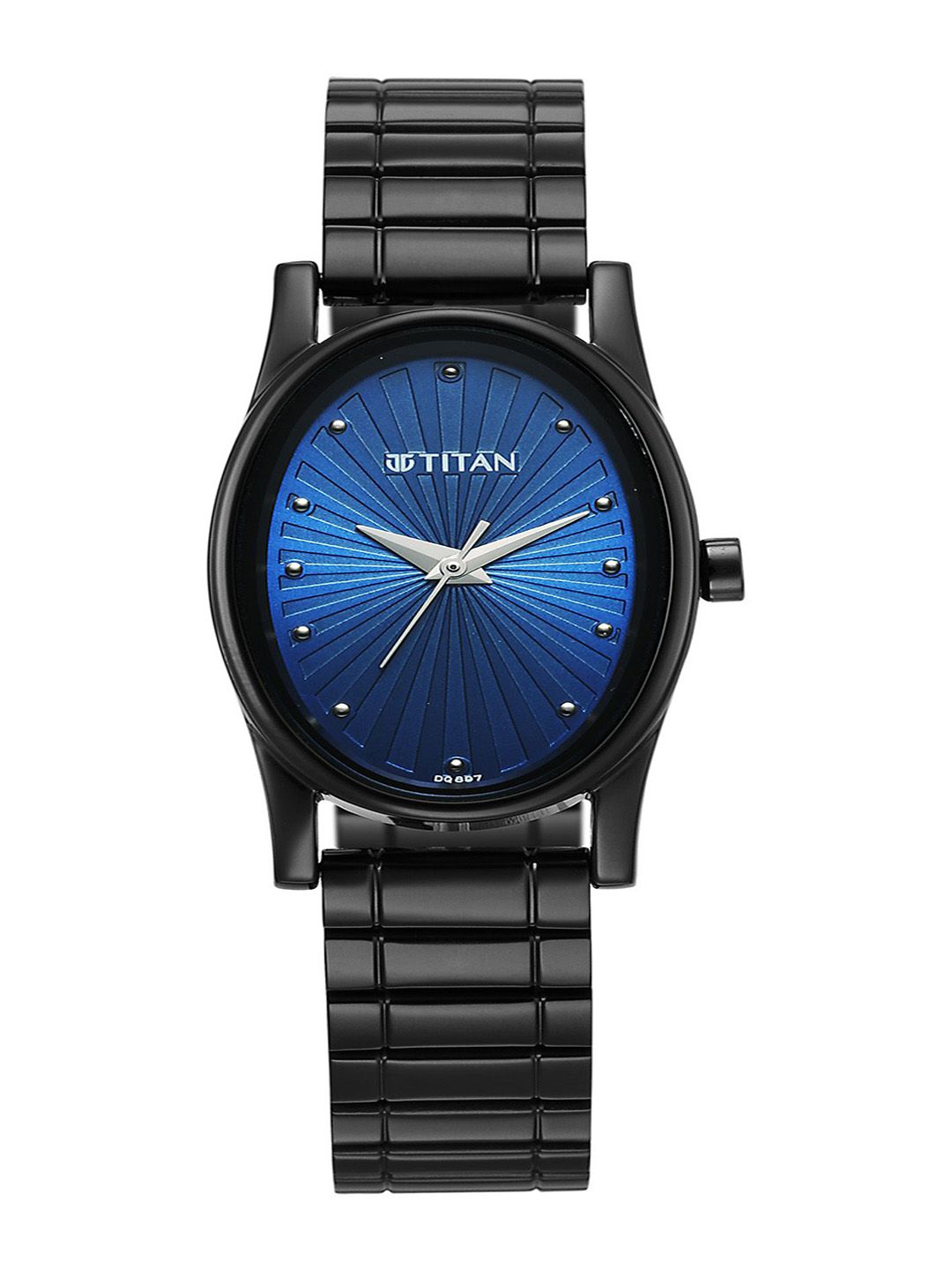 Titan Women Brass Printed Dial & Stainless Steel Bracelet Style Straps Analogue Watch 2759NM01-picture-23