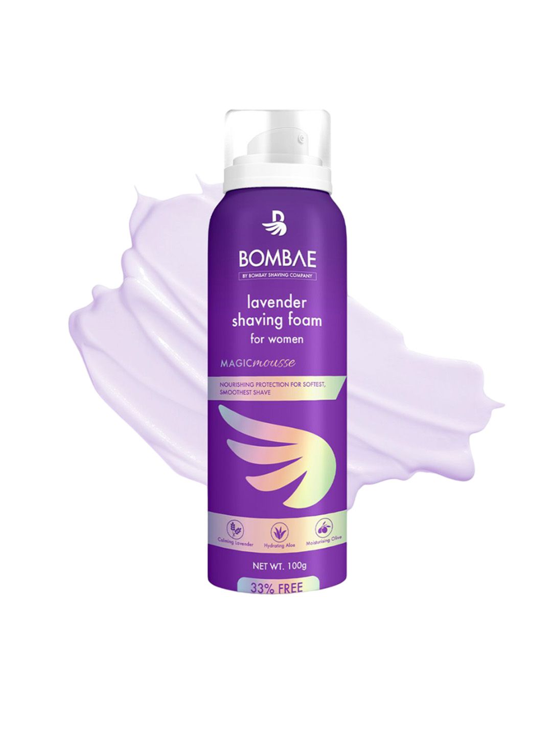 BOMBAE Lavender Shaving Foam With Aloevera - 100 g-image-29