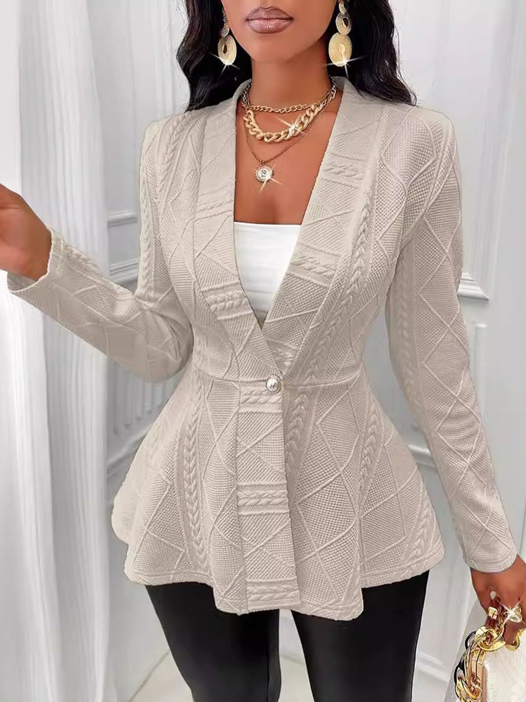 StyleCast Single Breasted Slim-Fit Blazer-picture-50
