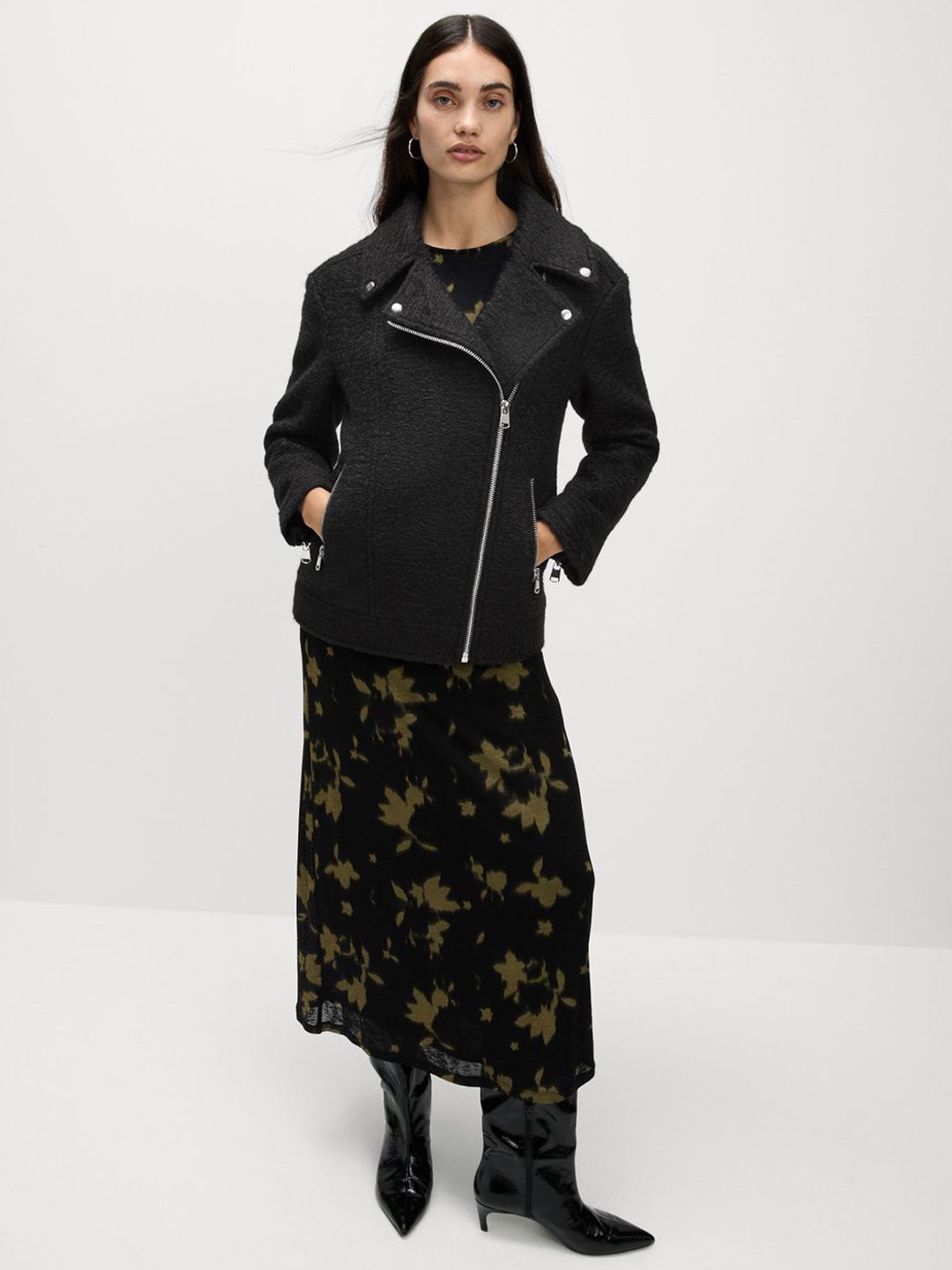Marks & Spencer Women without Longline Biker Jacket-picture-32