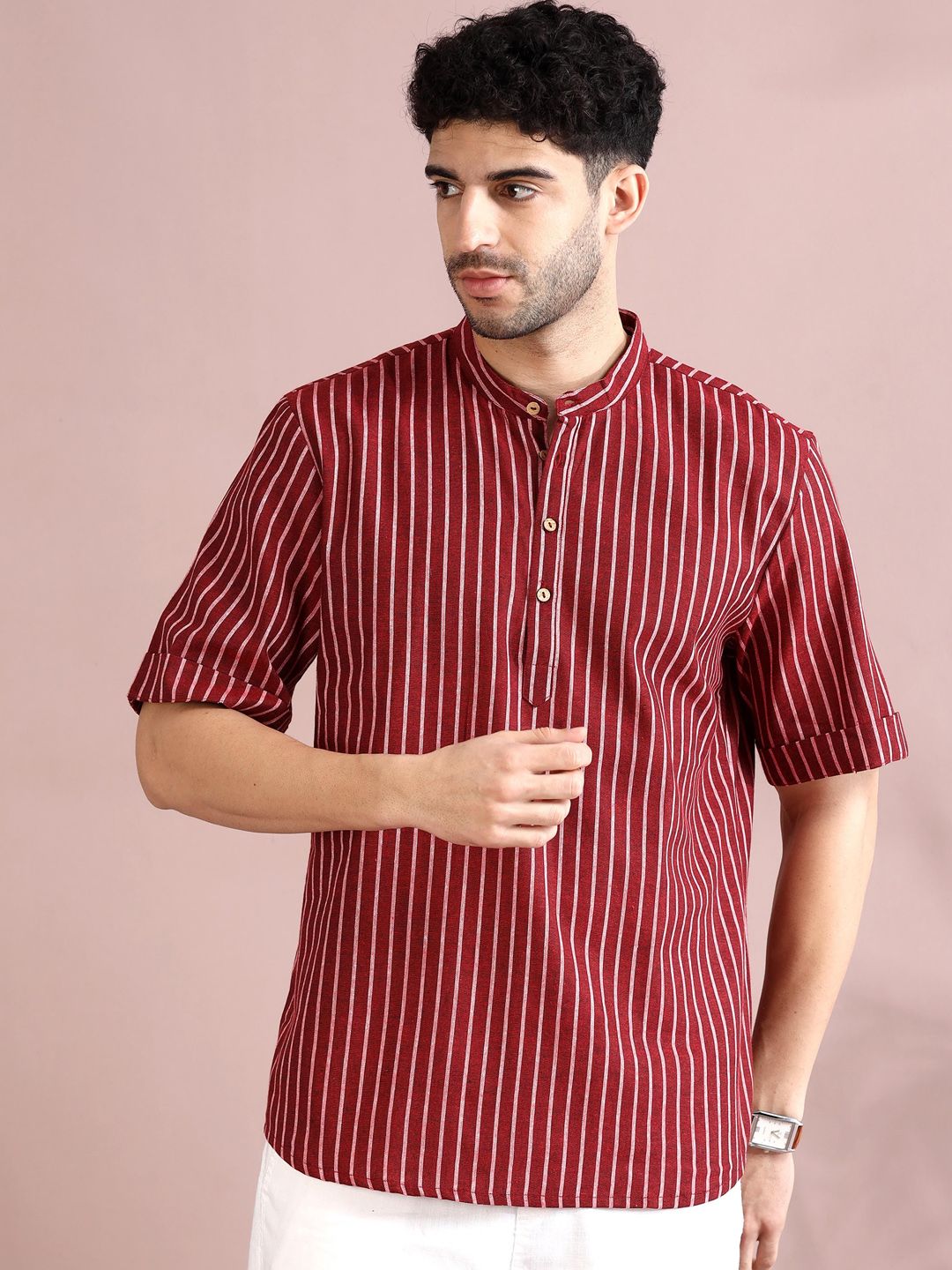 filori studio FILORI Men Striped Kurta-picture-26