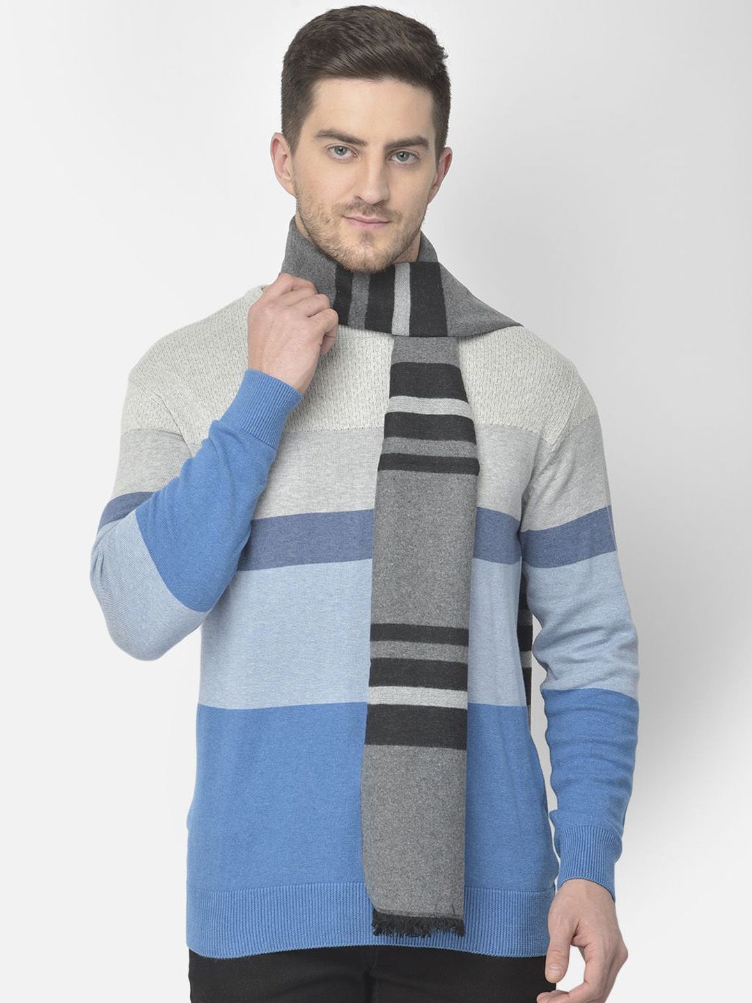 Cazzano Men Striped Acrylic Mufflers-picture-21