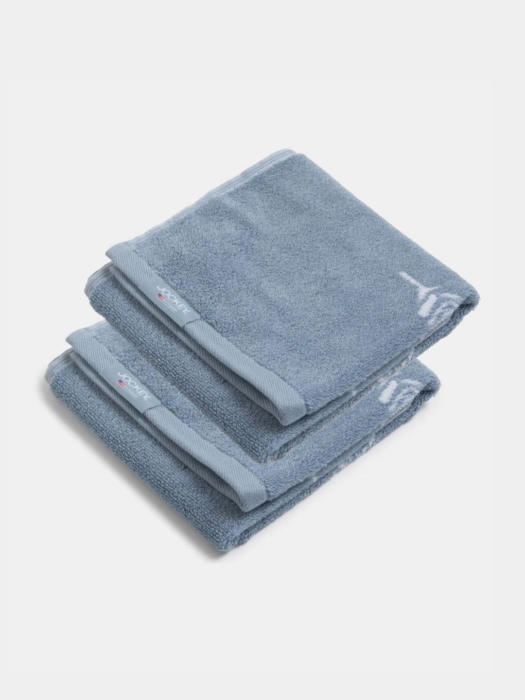 Jockey 2-Pcs Blue Printed 550 GSM Durable Hand Towels-image-15