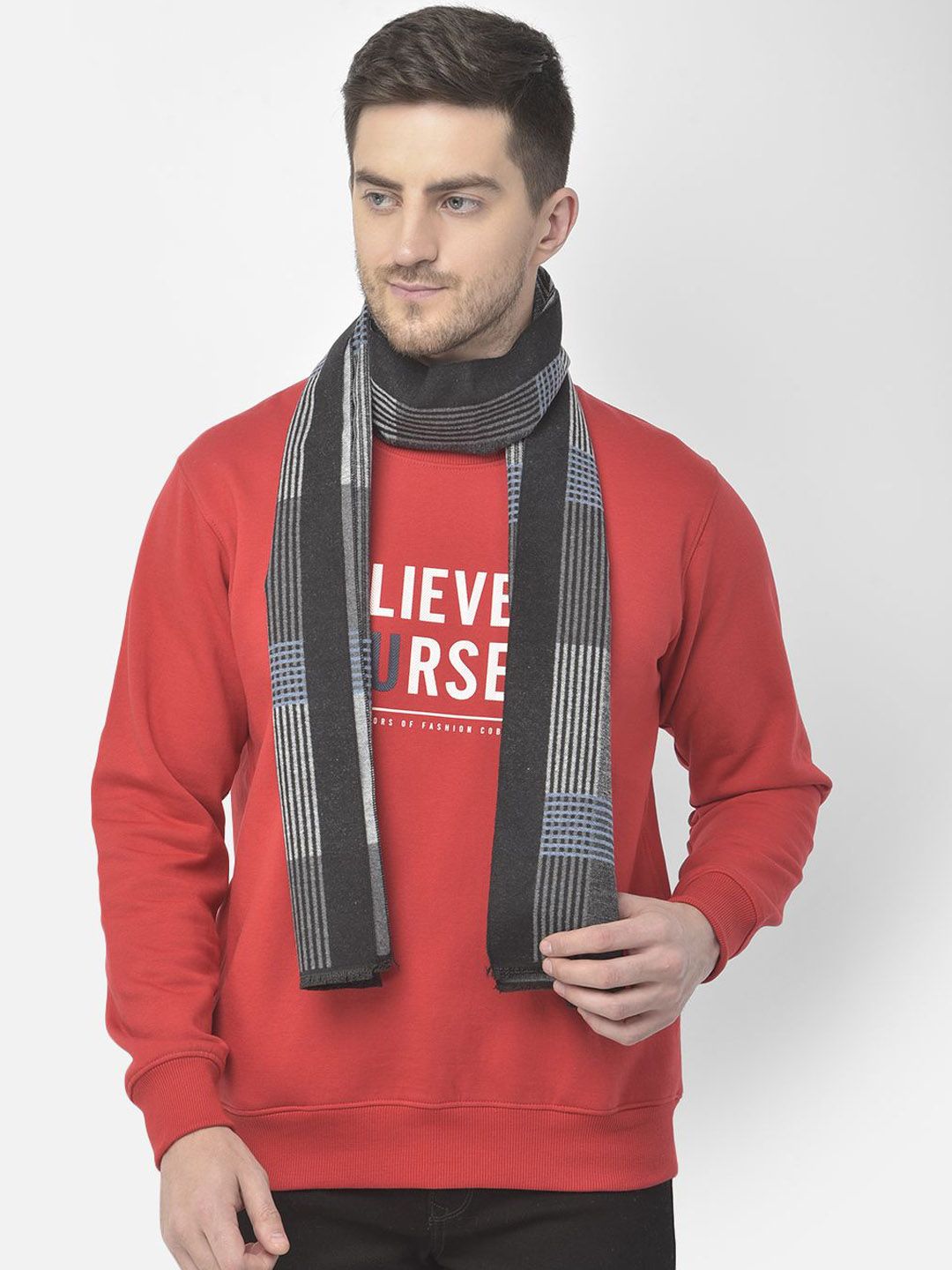 Cazzano Men Striped Acrylic Muffler-picture-27