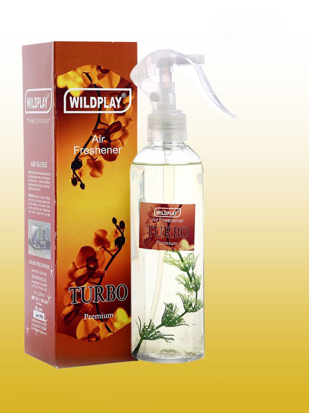 WILDPLAY Brown & Transparent Premium Turbo Room Air Freshener Spray - 250 ml-image-28