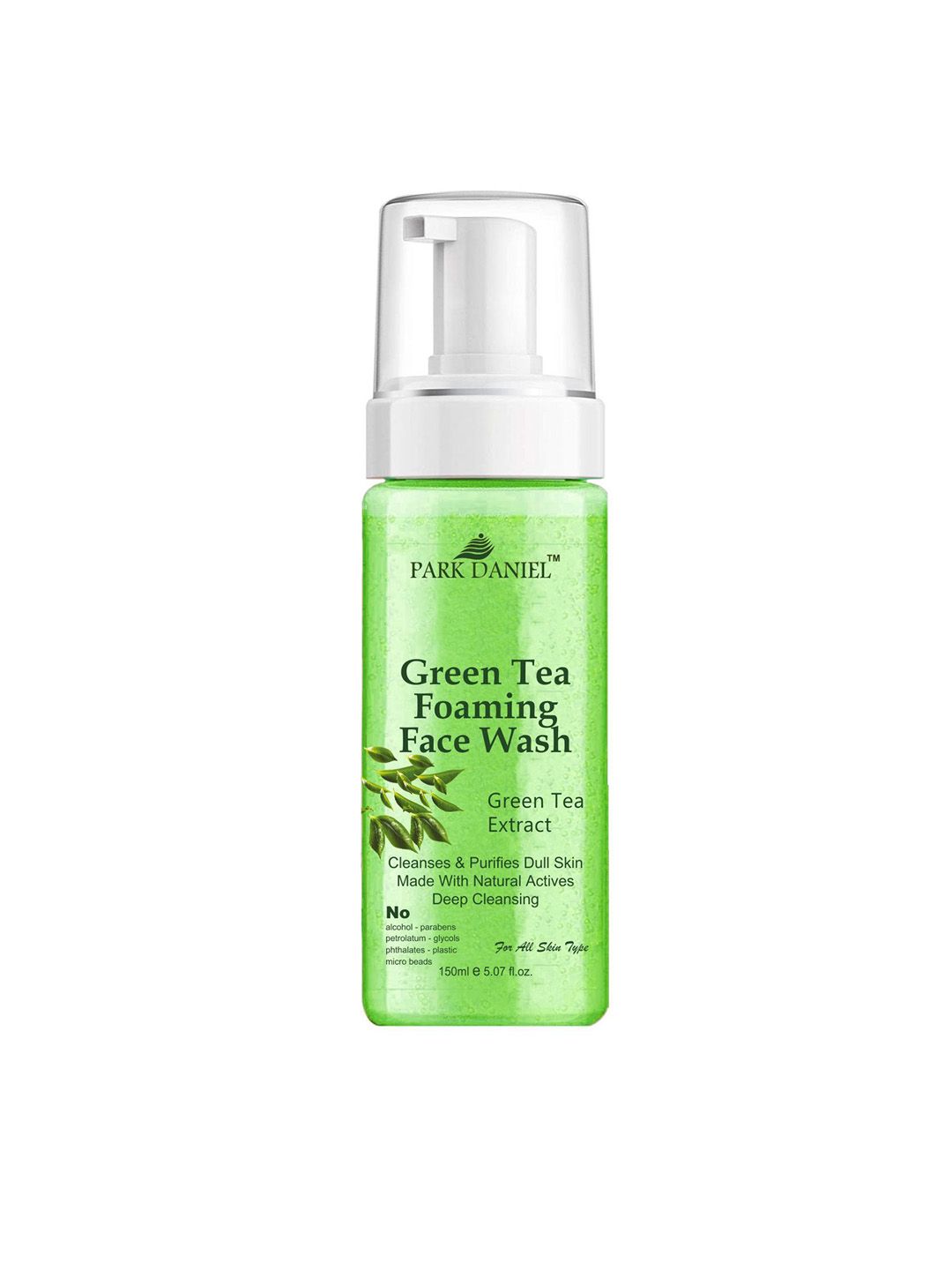 Park Daniel Set Of 2 Green Tea & Ubtan Foaming Face Wash - 150 ml Each-image-35