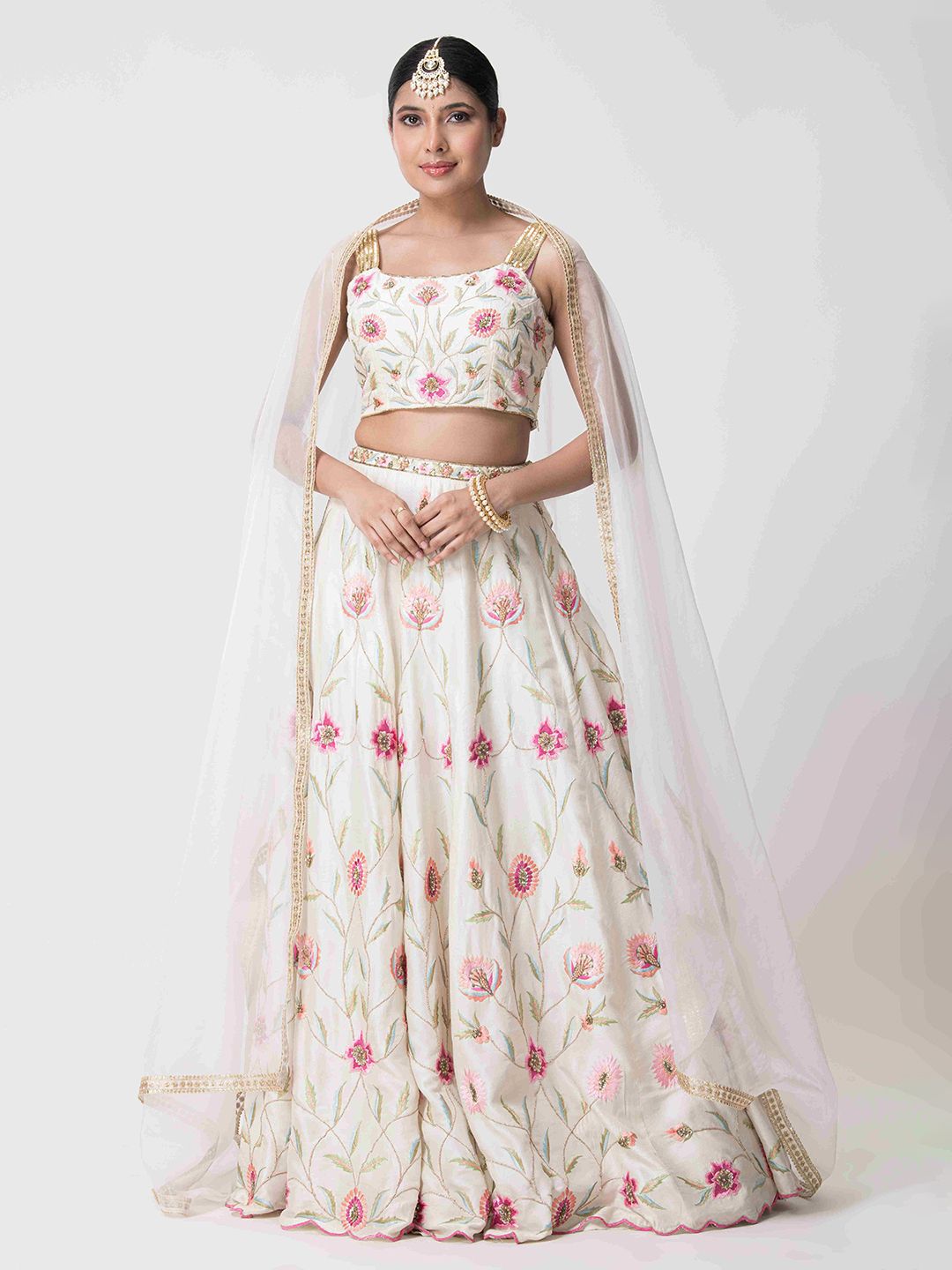 The Front Row Embellished Ready to Wear Lehenga & Blouse With Dupatta-picture-37