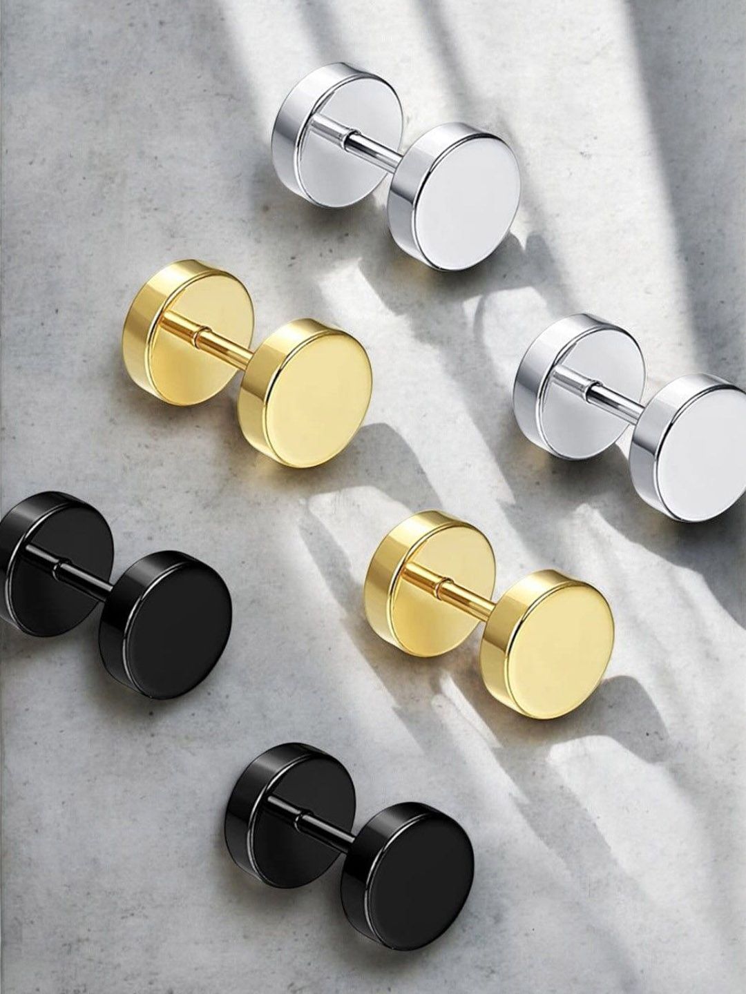 OOMPH Contemporary Studs Earrings-image-3