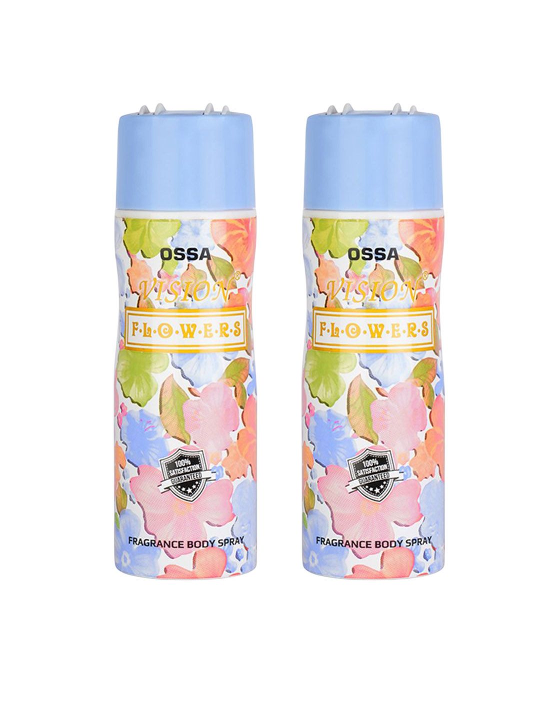 Ossa Vision Flowers Set Of 2 Long Lasting Body Spray Deodorant - 200 ml Each-picture-54