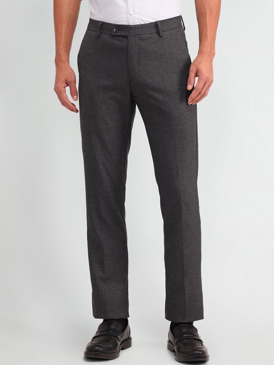 Arrow Men Smart Slim Fit Formal Trouser