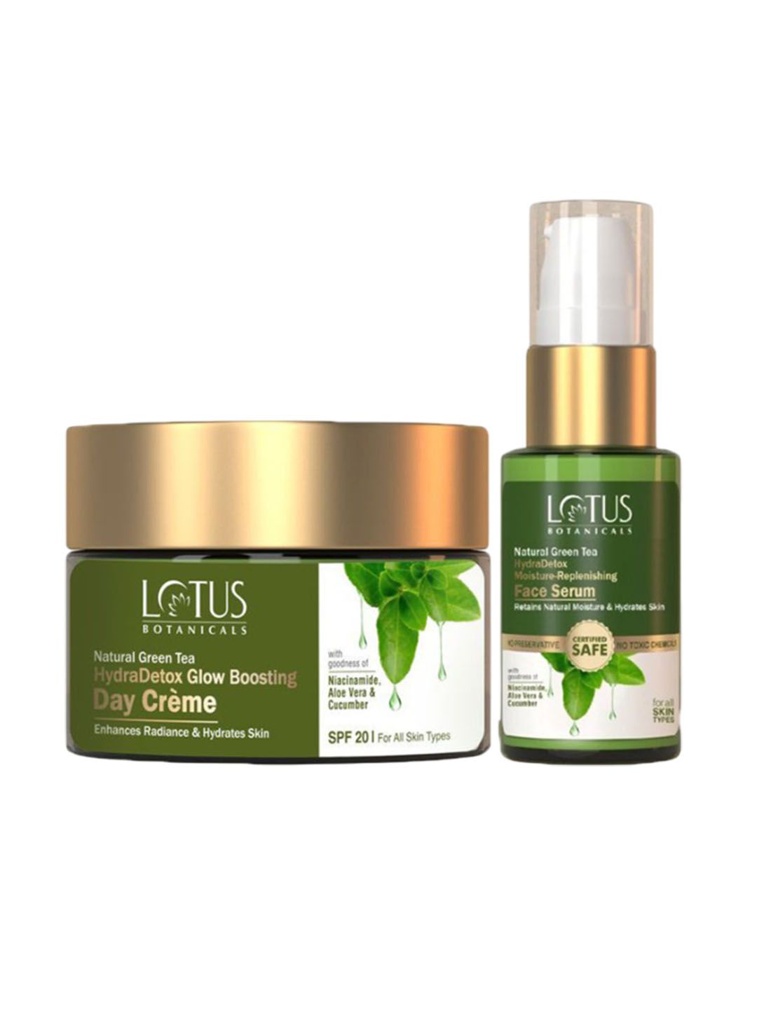 Lotus Botanicals Set Of 2 HydraDetox Green Tea Day Cream - 50 g & Face Serum - 30 ml-image-46