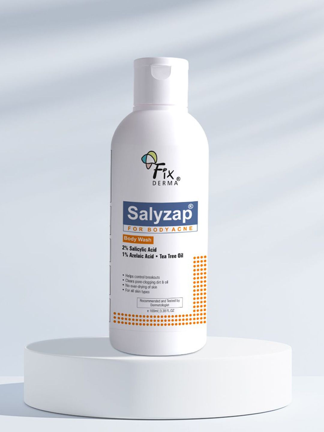 FIXDERMA Salyzap 2% Salicylic Acid Body Wash With 1% Azelaic Acid & Tea Tree Oil - 100 ml-picture-9