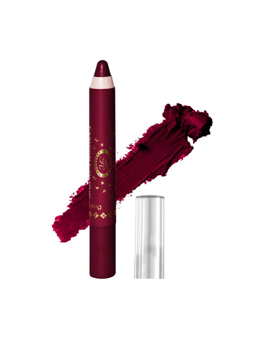 Fashion Colour Women Burgundy Long Lasting Ultra Matte Lip Crayon - Purple Orchid 15-picture-26