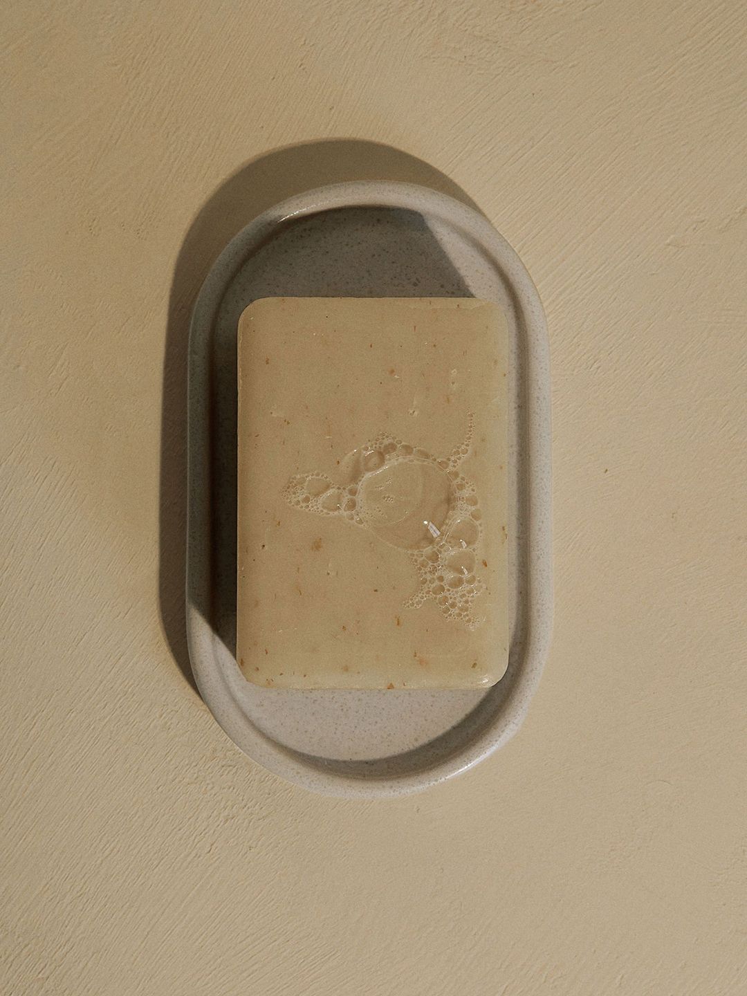 H&M Beige Stoneware Tray