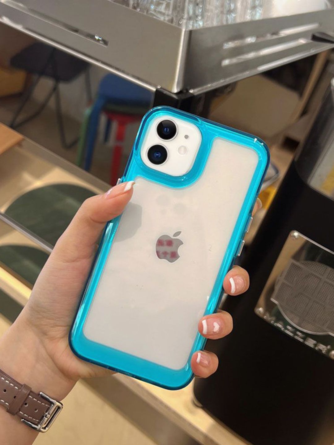 Luxury Kase Solid Printed iPhone 12 Back Case Mobile Accessories-image-28