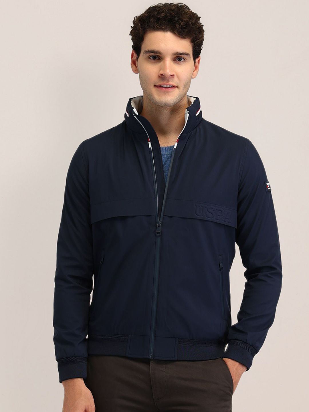 U.S. Polo Assn. Men Brand Logo Bomber Jacket-picture-52