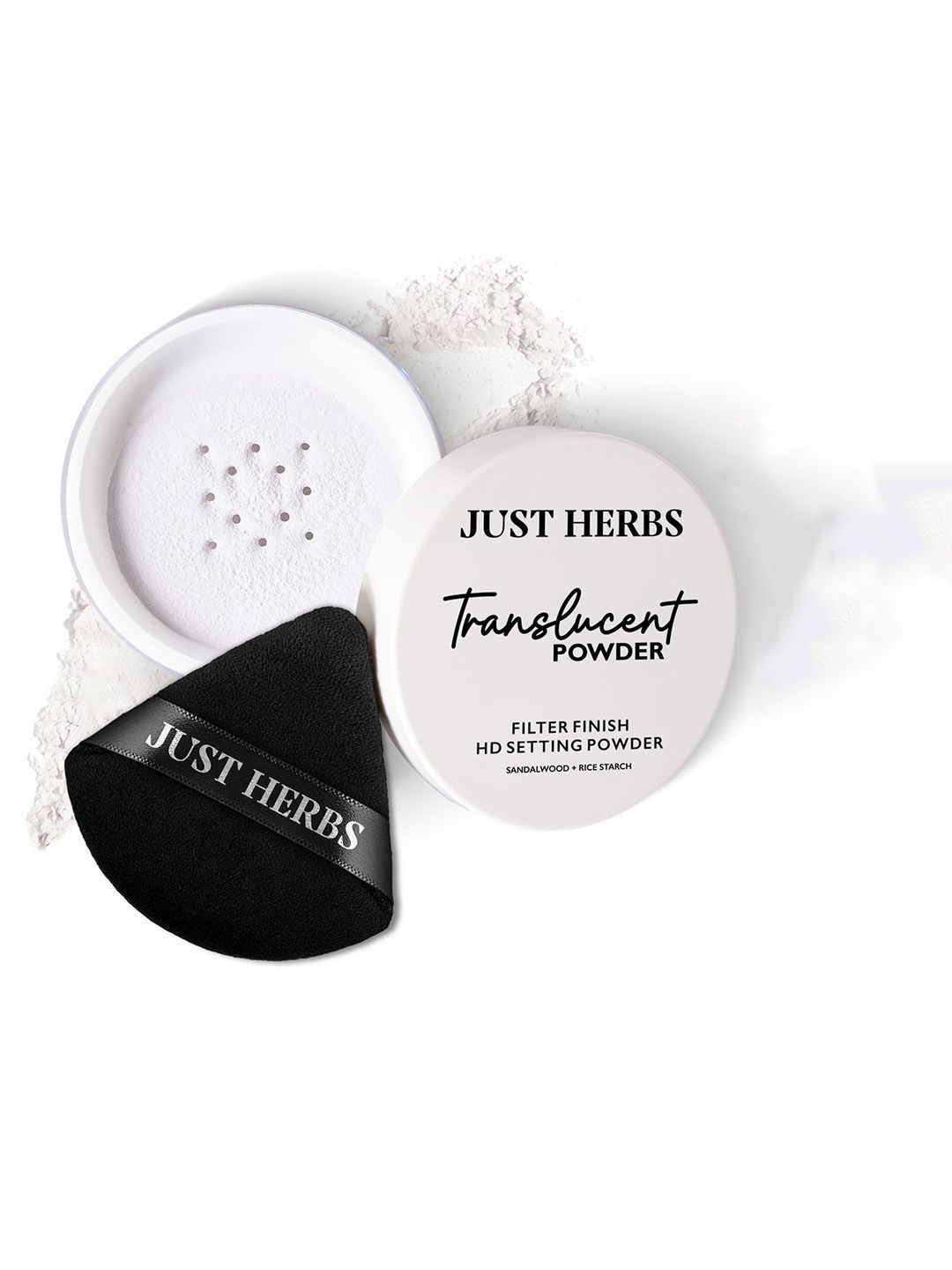 Just Herbs Filter Finish HD Setting Translucent Powder with Sandalwood & Rice Starch - 15g-picture-27