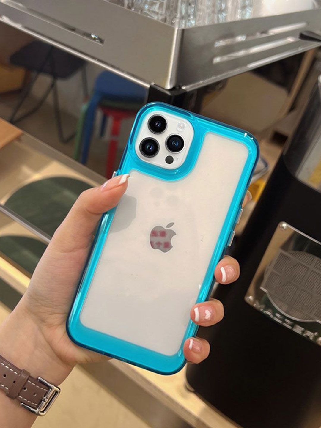 Luxury Kase Solid Printed iPhone 12 Pro Max Back Case Mobile Accessories-picture-35