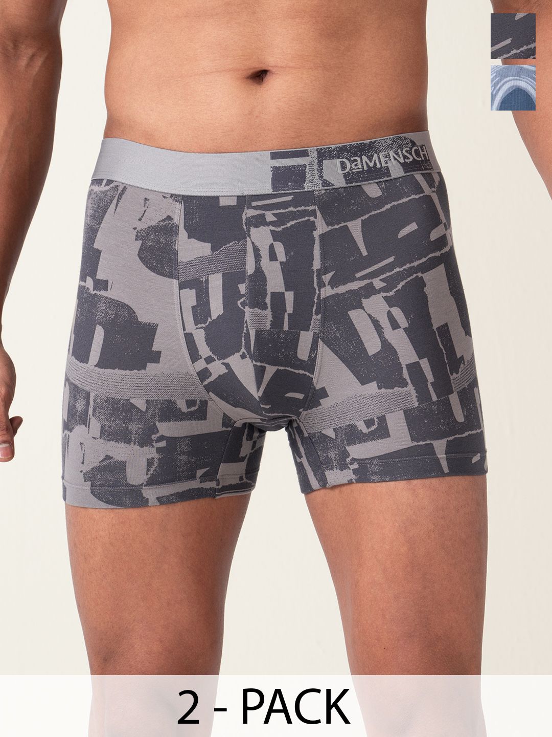 DAMENSCH Pack Of 2 Printed Breathability Trunks TK1071-MX2240-picture-19