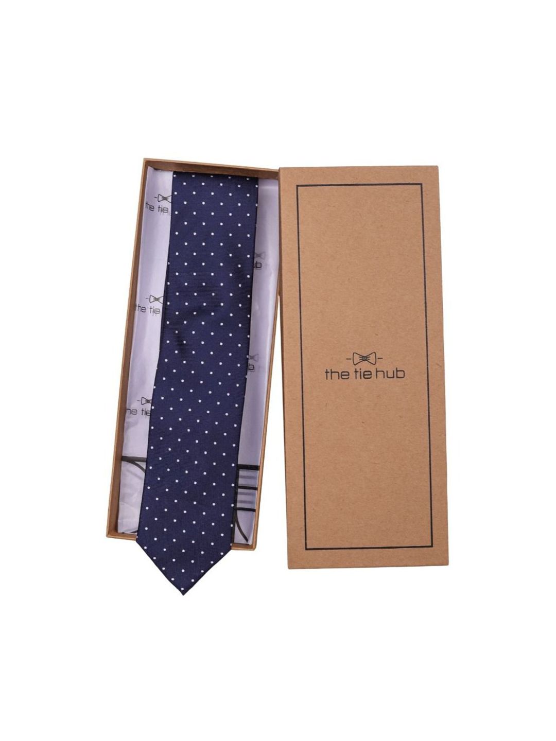 The Tie Hub Men Printed Skinny Tie-picture-16