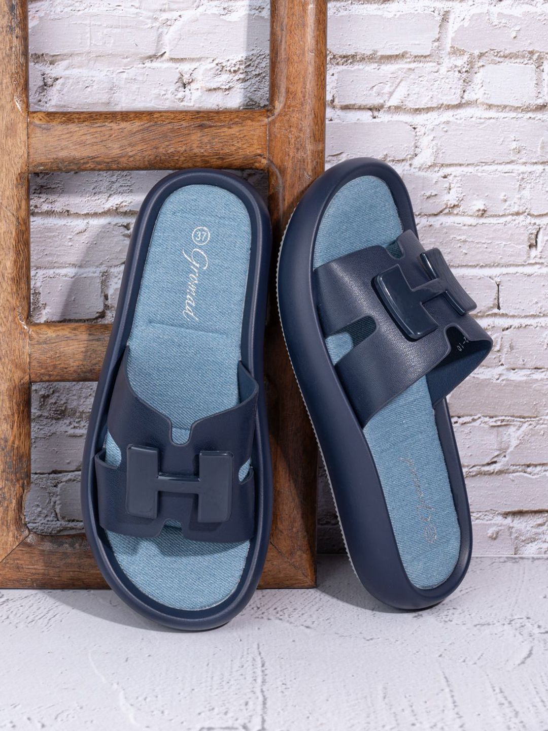 BRISKERS Gromad Ocean Breeze Open Toe Flats-image-6