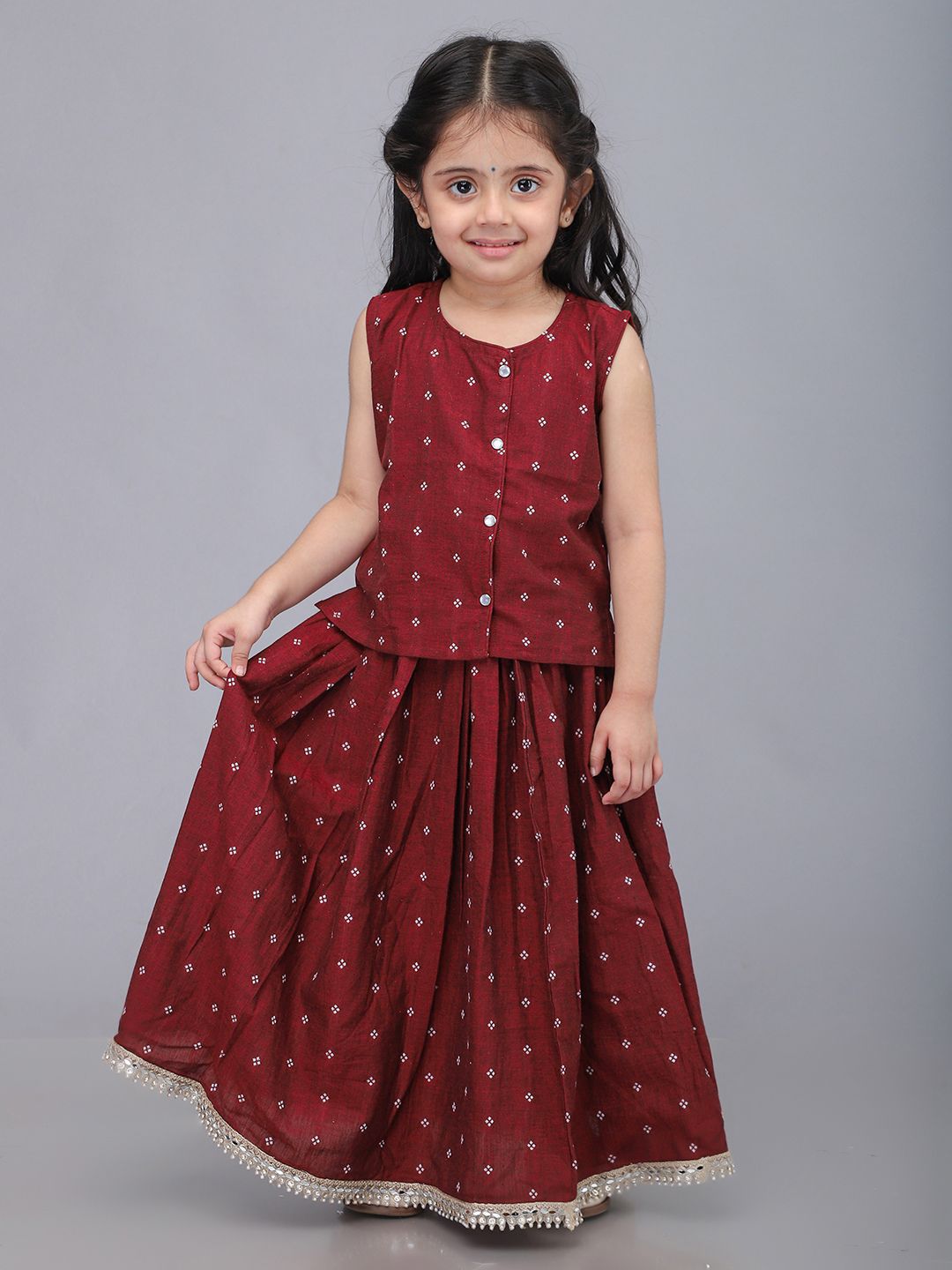 Biglilpeople Girls Printed Ready to Wear Lehenga &-picture-15