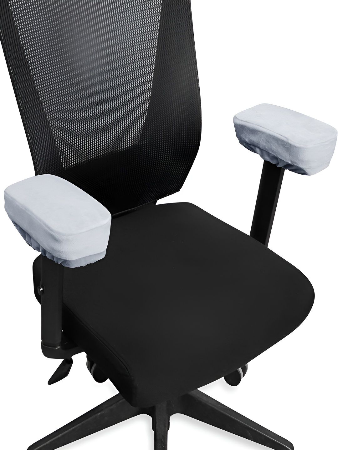 HOKIPO Grey 2 Pieces Chair Arm Rest Cushion Pad for Office Chair Comfy Armrest Covers-picture-23