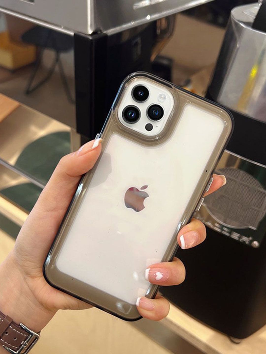 Luxury Kase Solid Printed iPhone 13 Pro Max Back Case Mobile Accessories-picture-27