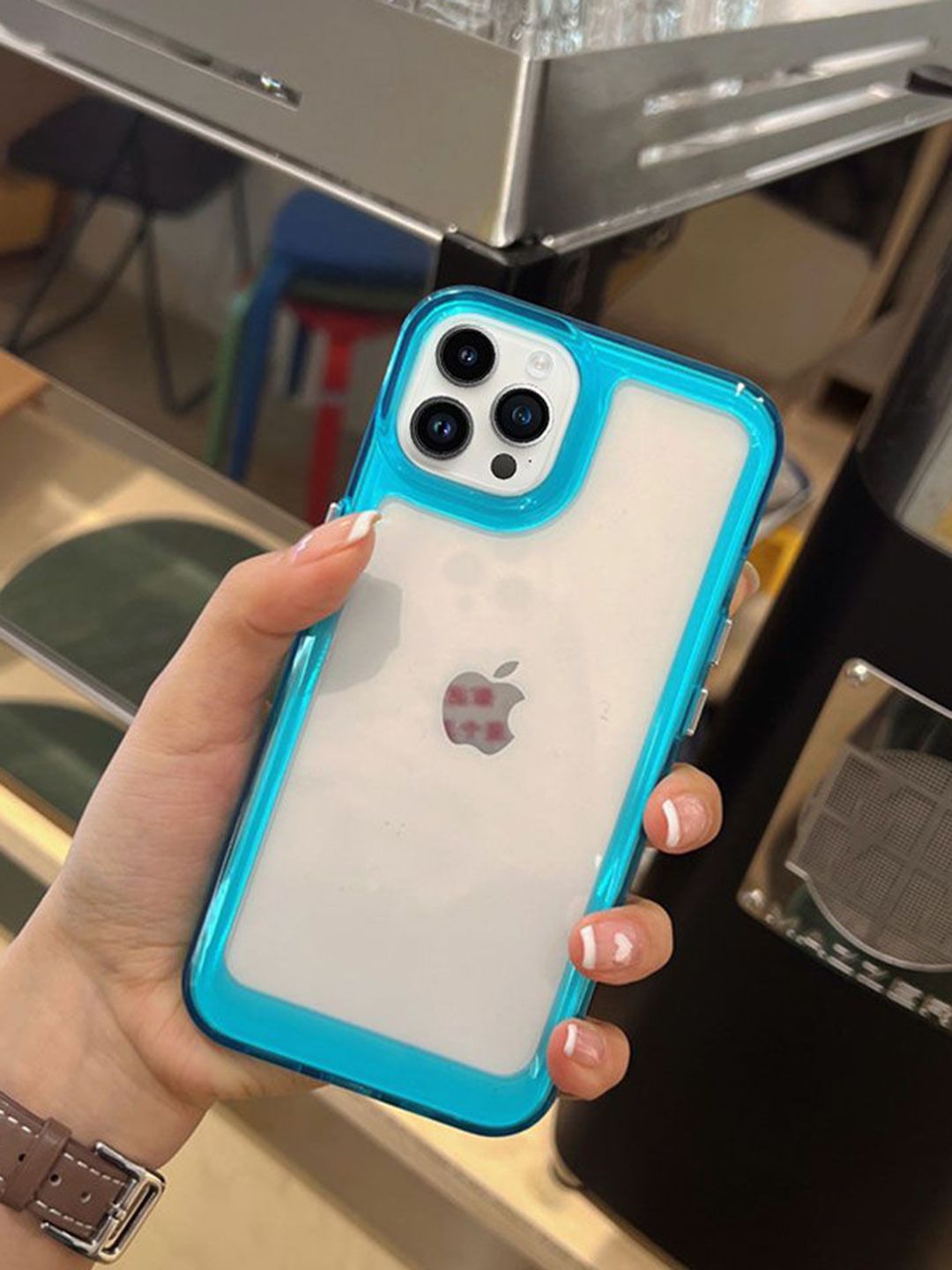Luxury Kase Solid Printed iPhone 14 Pro Back Case Mobile Accessories-picture-28