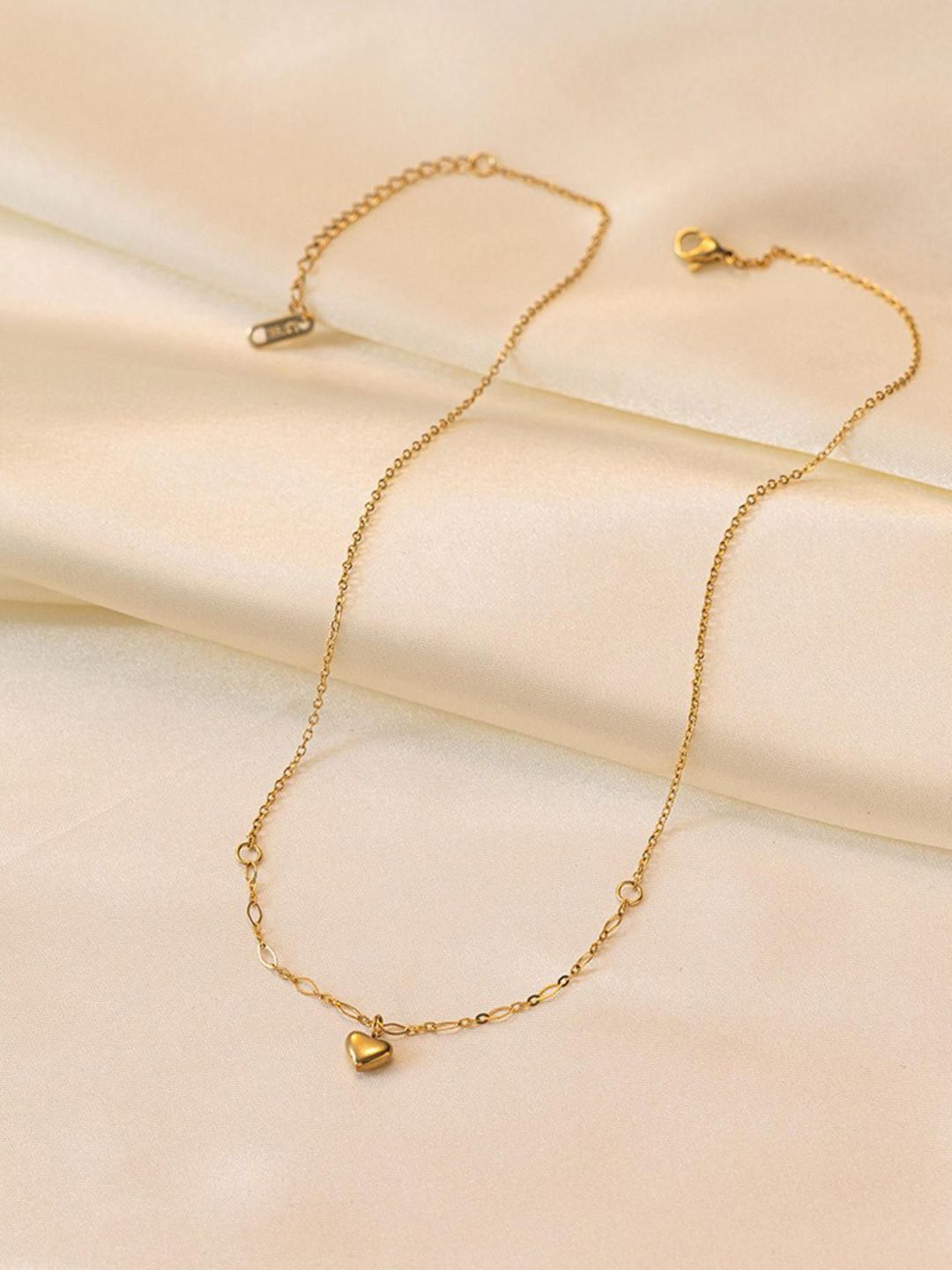 MYKI Gold-Plated Heart Shaped Pendants with Chains-picture-27