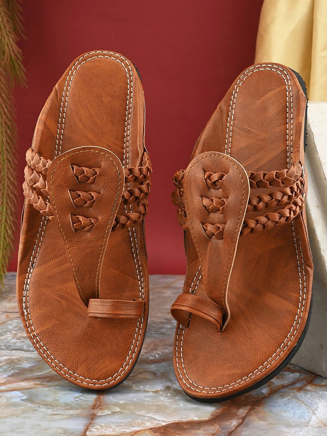 Apratim Men One Toe Flats-picture-18