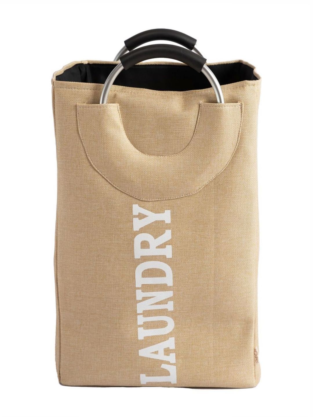 HOKIPO Beige Printed Foldable Laundry Bag-picture-55