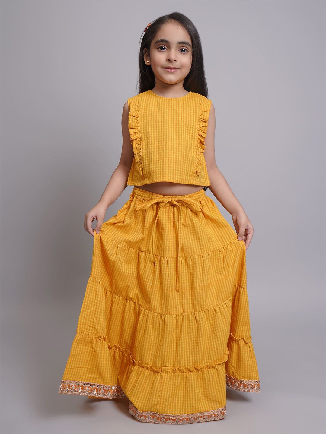 Biglilpeople Girls Printed Ready to Wear Lehenga &-picture-26