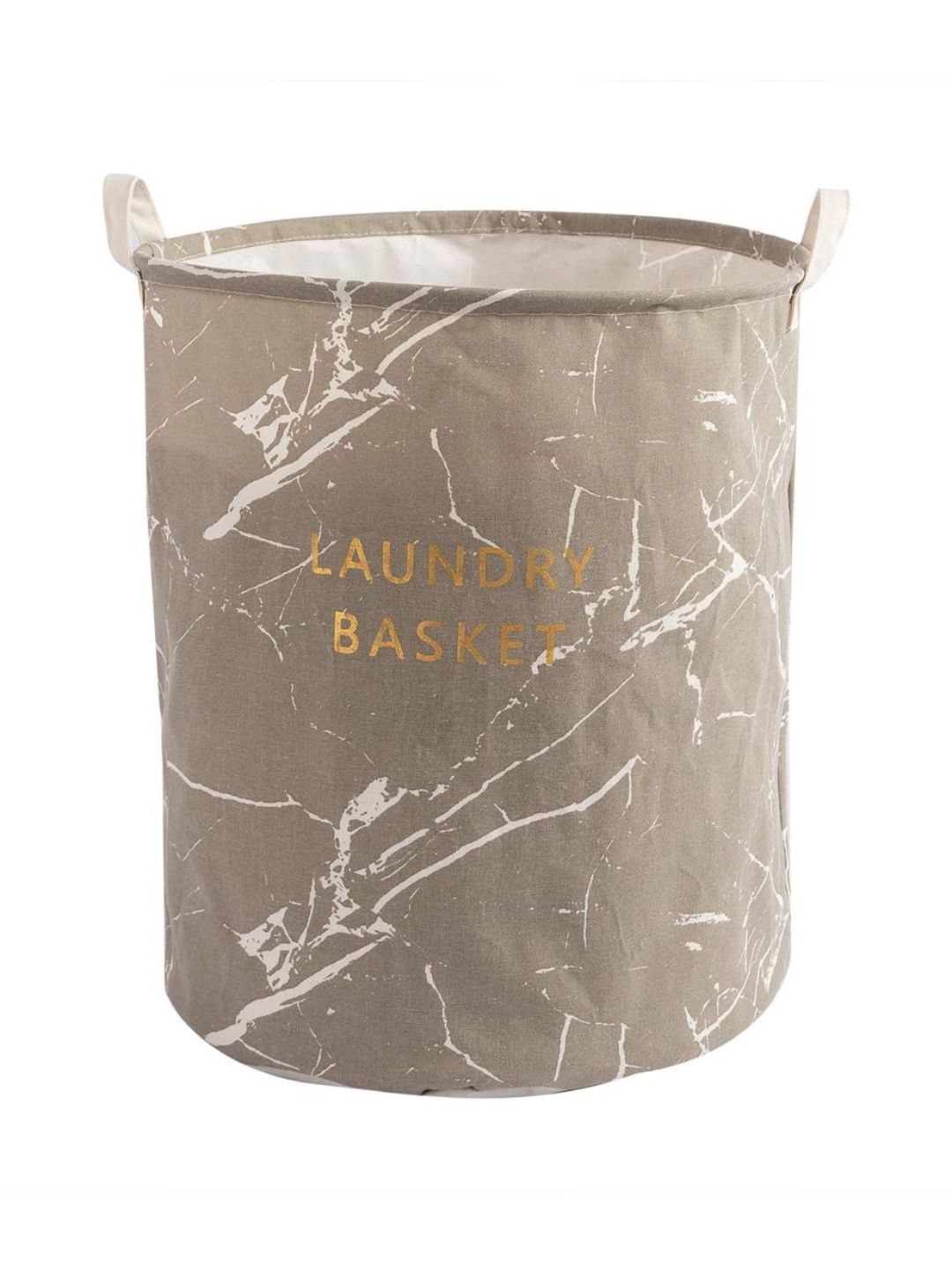 hokipo HOKIPOGrey Printed Collapsible Laundry Basket - 61 L-picture-18