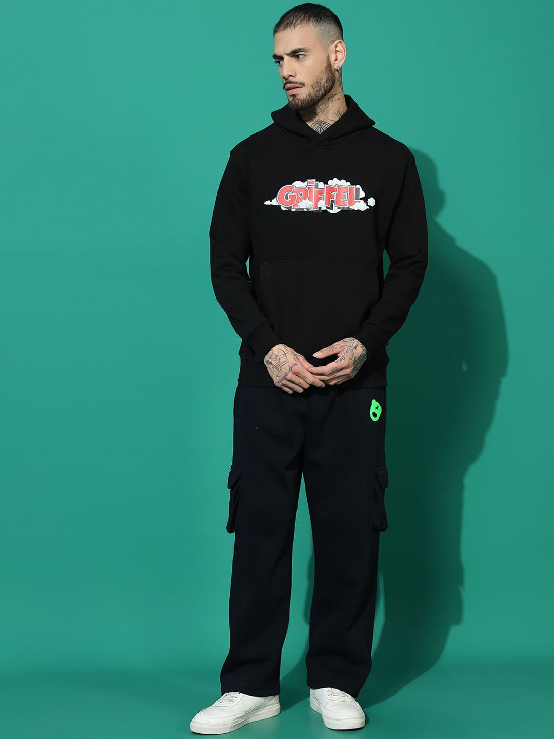 GRIFFEL Printed Long Sleeves Hooded Tracksuit-picture-27