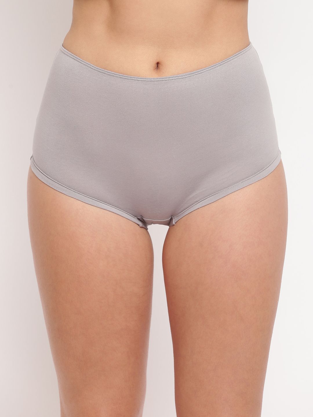 La Intimo Mid Rise Anti Microbial Boyshort Briefs - LIPBS11GY-picture-13