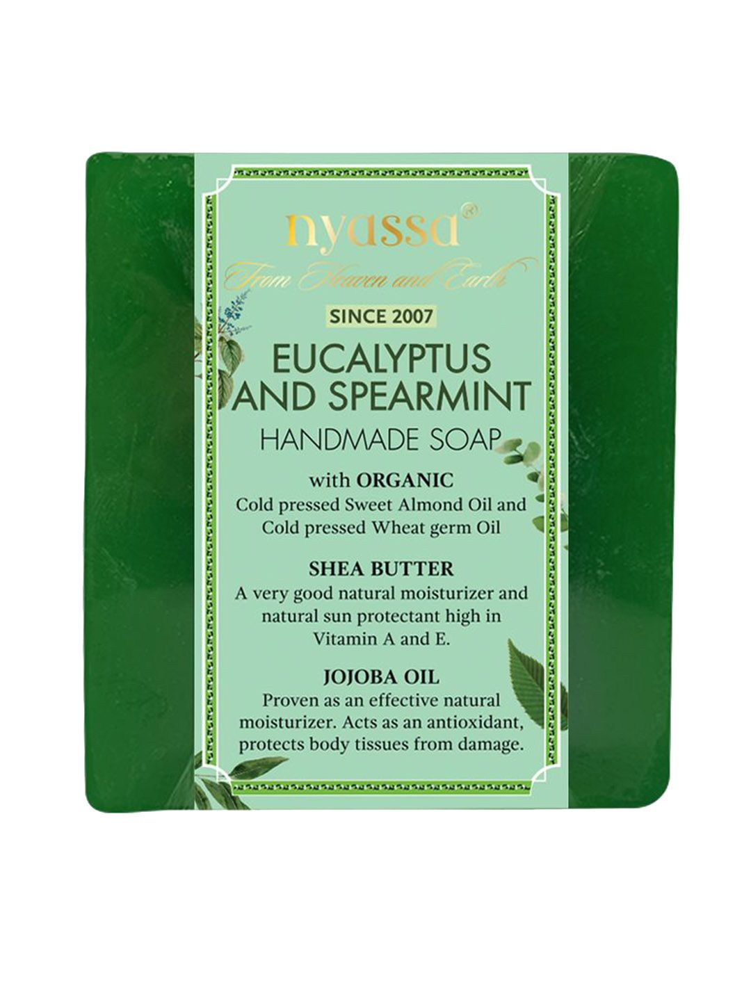 Nyassa Eucalyptus & Spearmint Soap With Shea Butter Jojoba Oil - 150 g-image-17