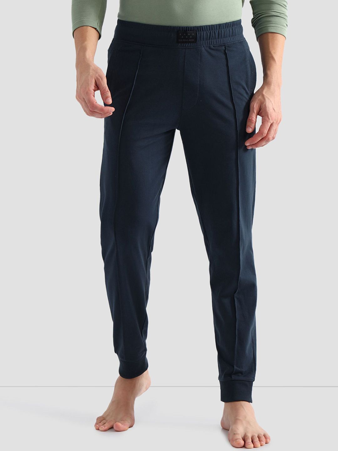 u.s. polo assn. U.S. Polo Assn Men Relaxed-Fit Mid-Rise Lounge Joggers-picture-22