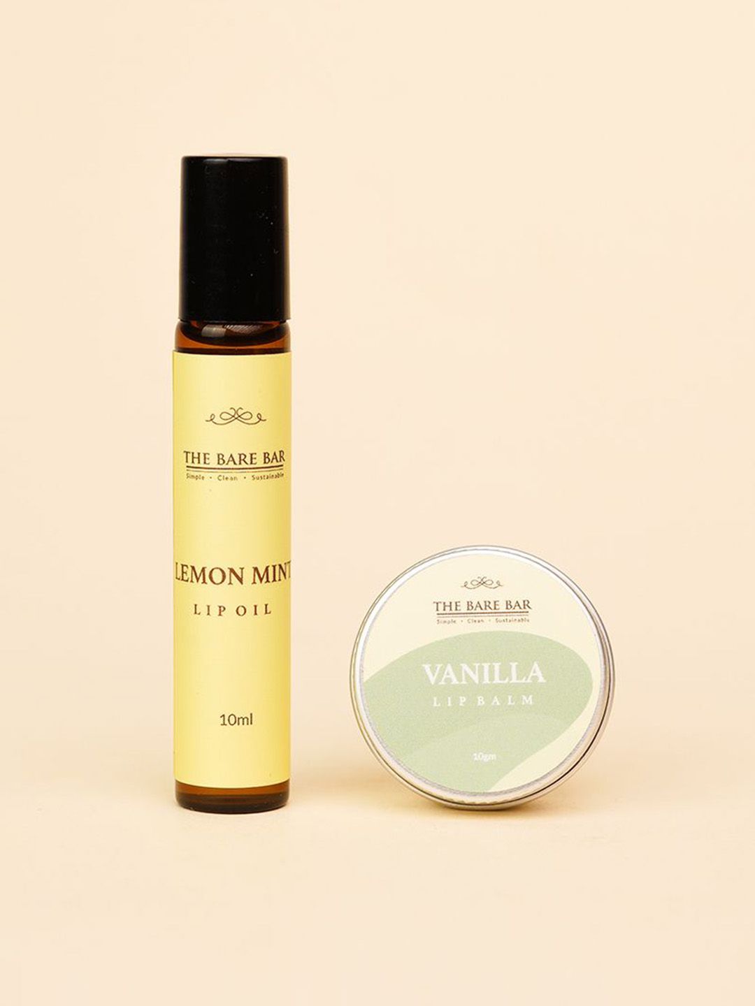The Bare Bar Set Of 2 Vanilla & Lemon Mint Lip Oil Balm - 10 g Each-picture-41