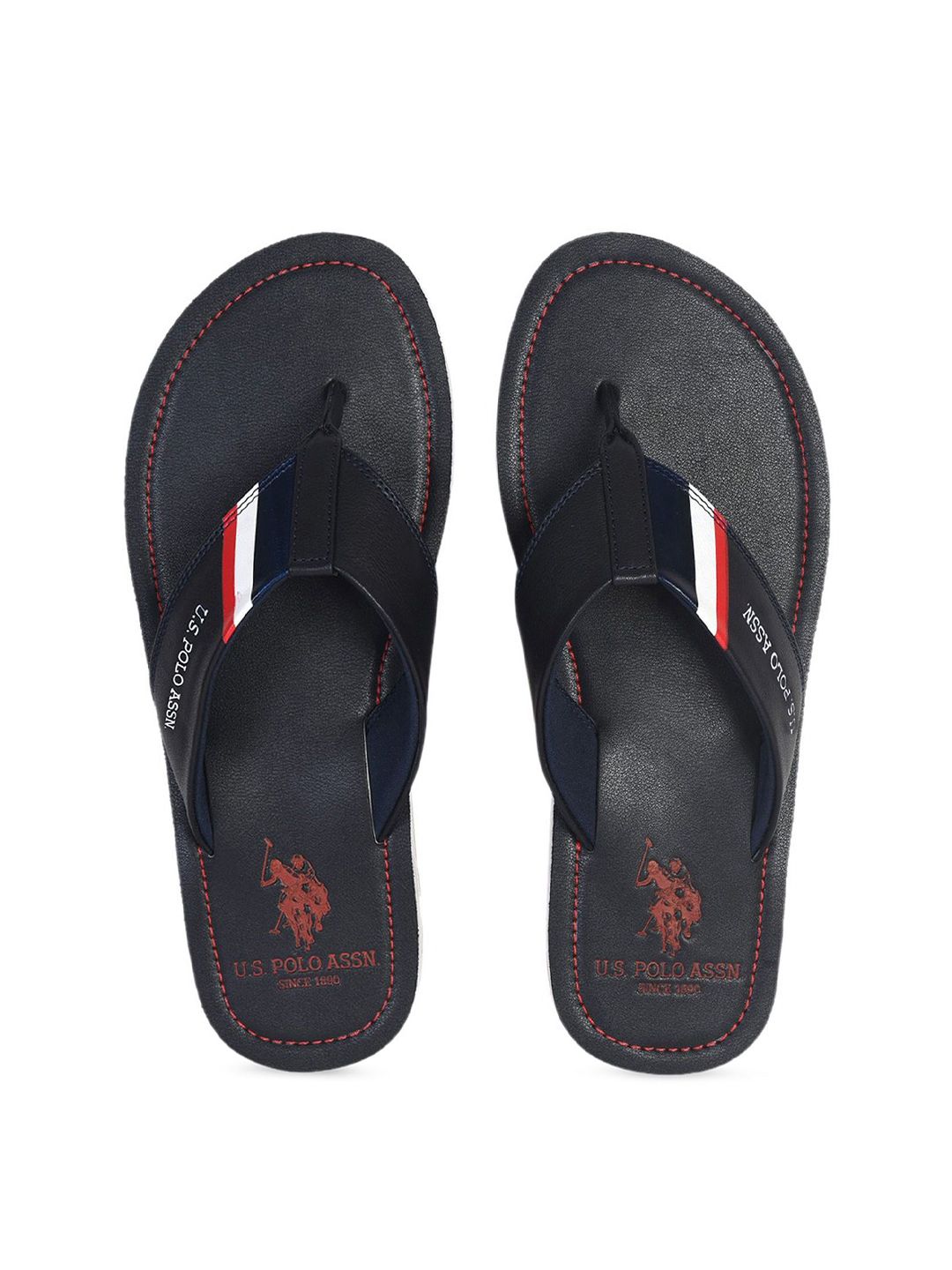 U.S. Polo Assn. Men Printed Thong Flip-Flops-picture-30