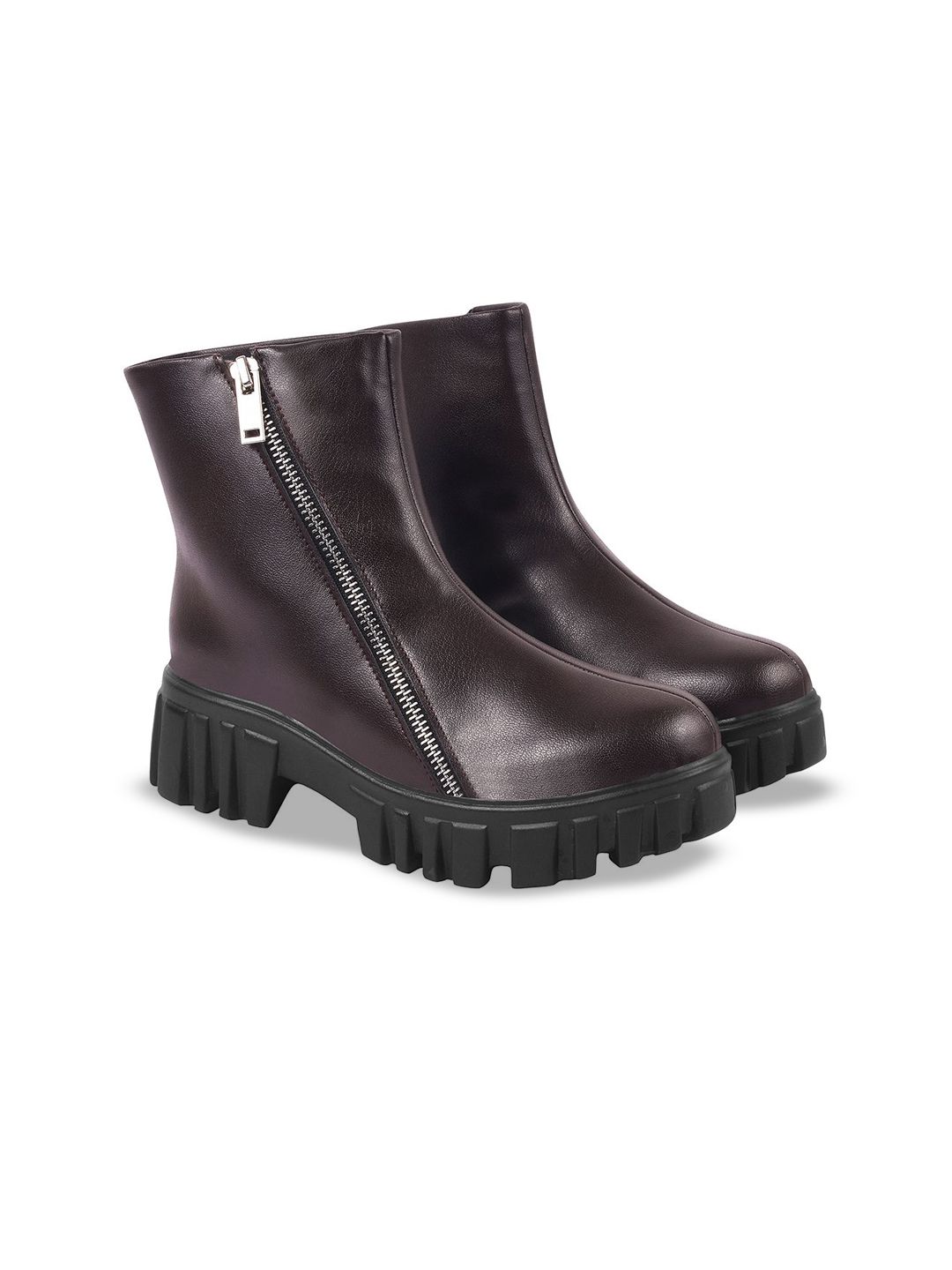 Shoetopia Girls Platform-Heeled Regular Boots-picture-26