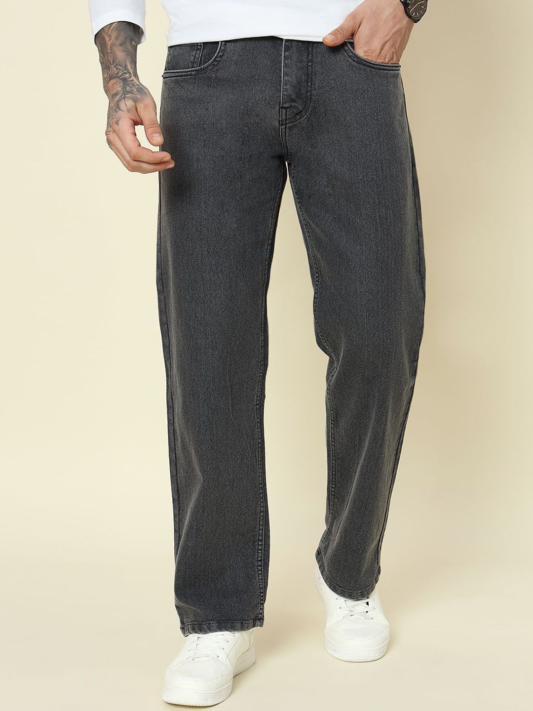DENIMLOOK Men Relaxed Fit Stretchable Jeans-picture-42