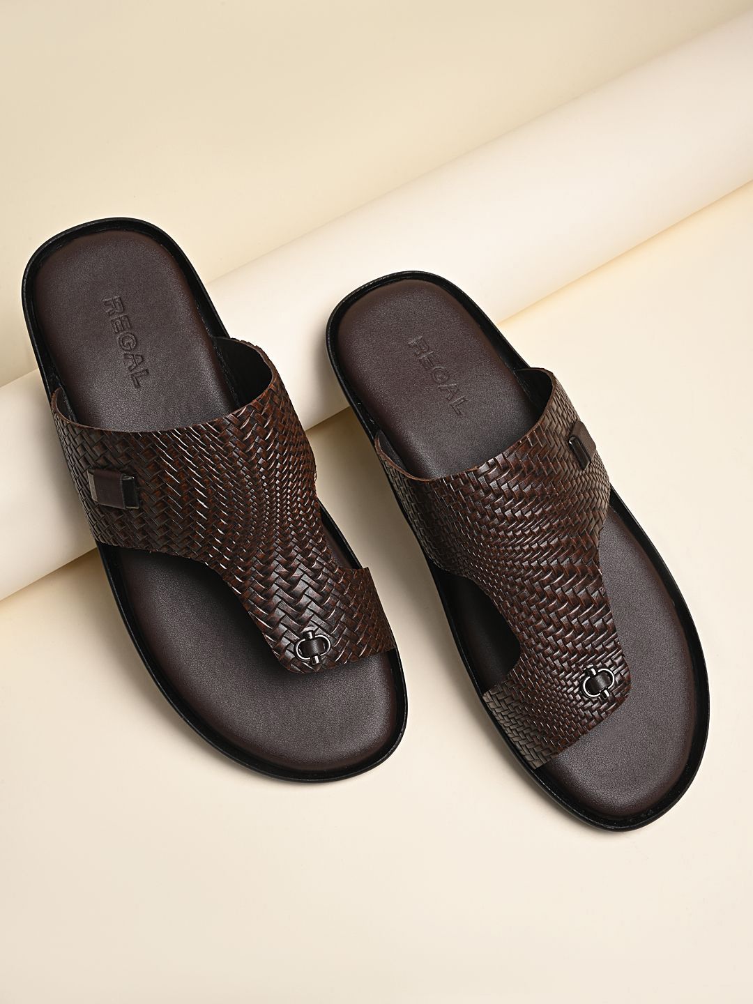 Regal Men Leather Comfort Sandals-image-13