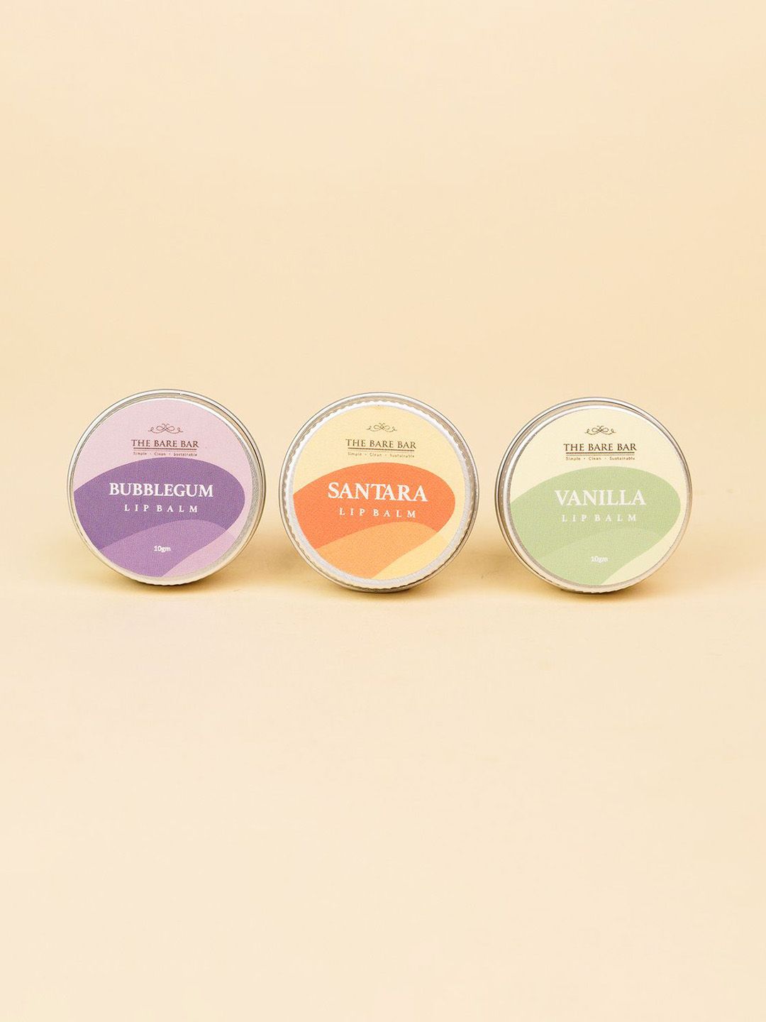 The Bare Bar Set Of 3 Santara, Bubble Gum & Vanilla Lip Balm - 10 g Each-picture-33