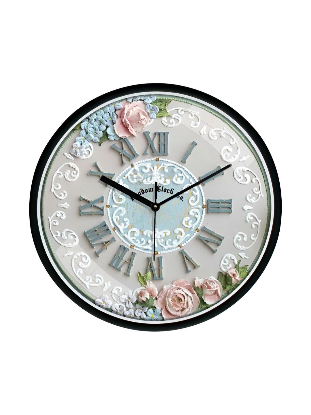 RANDOM Grey & White Printed Contemporary Wall Clock-picture-39