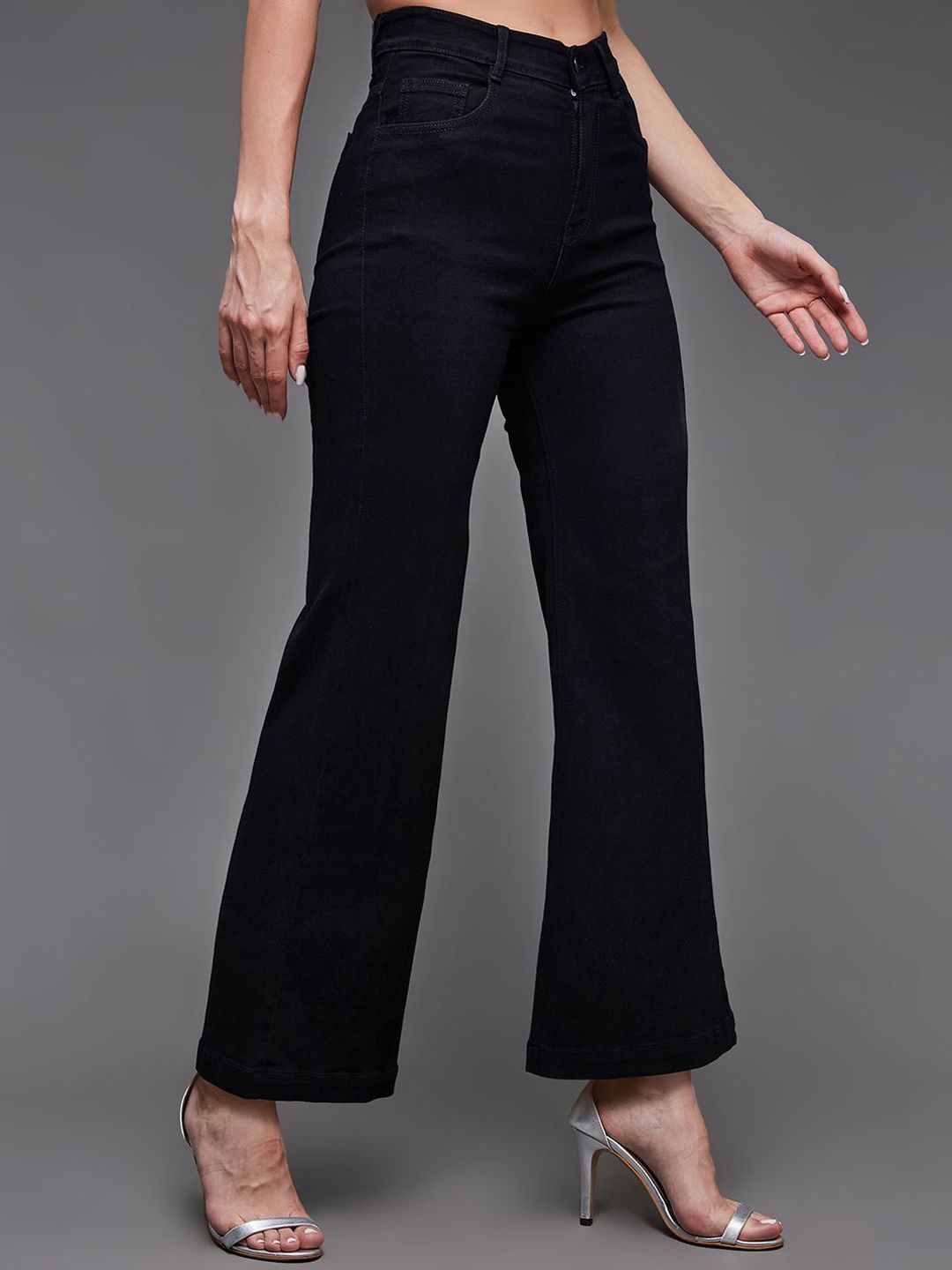 Miss Chase Women Wide Leg High-Rise Stretchable Jeans-image-47