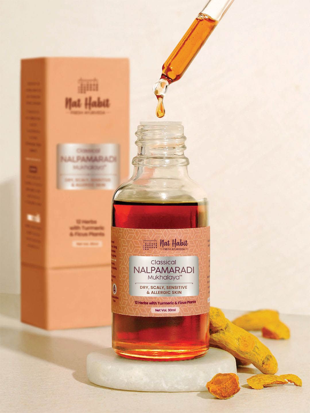 Nat Habit Classical Nalpamaradi Mukhalaya Oil- 30 ml-picture-30