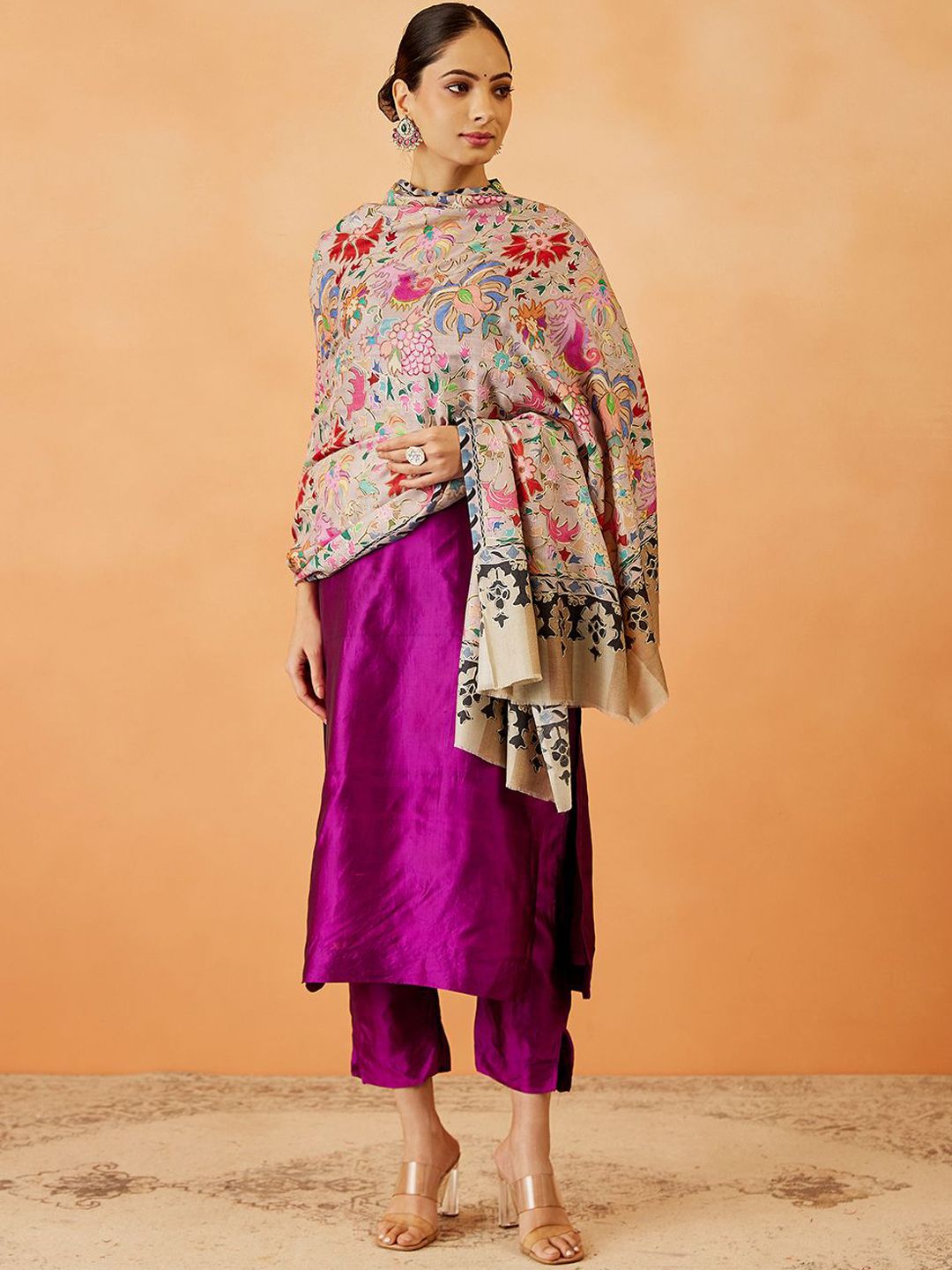 Pashmoda Women Floral Embroidered Shawl-picture-28
